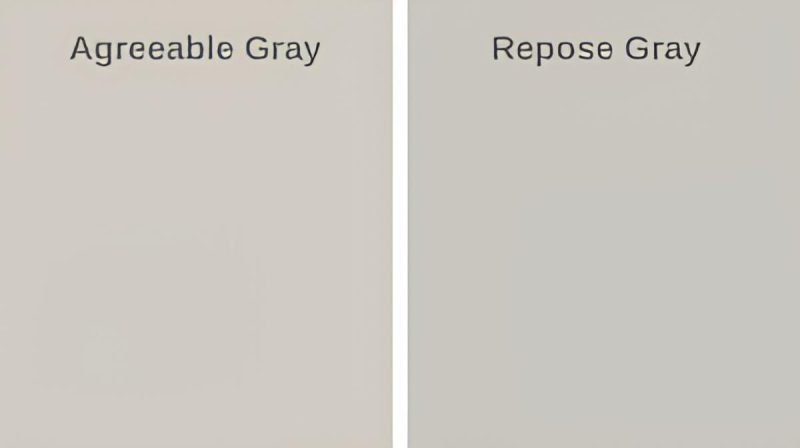 Agreeable Gray vs Repose Gray