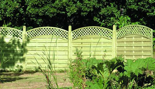 Arched Horizontal Fence