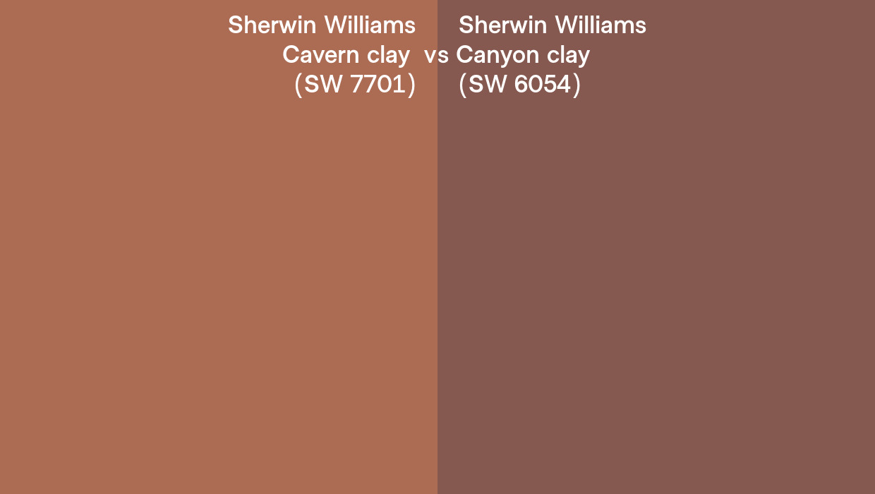 Canyon Clay, Sherwin Williams.