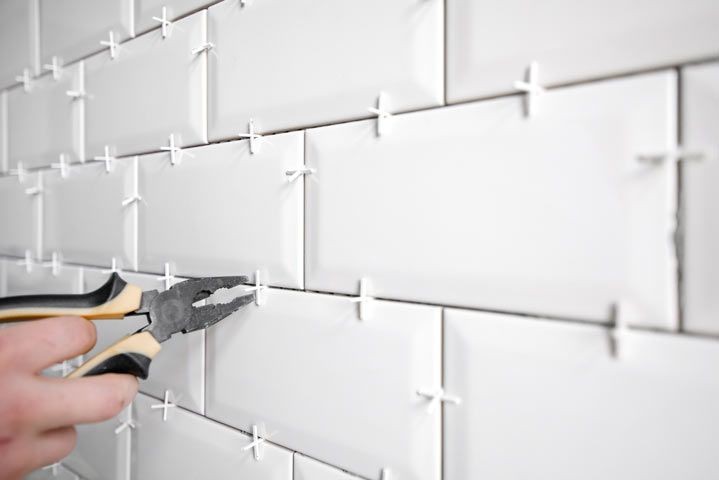 Fix the Tiles with Spacers