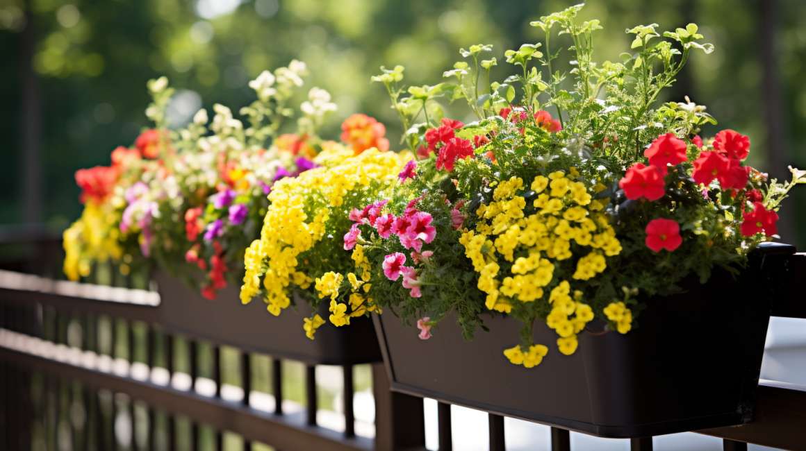 30 Ideas for Your Deck Railing Planters EdgeFurnish