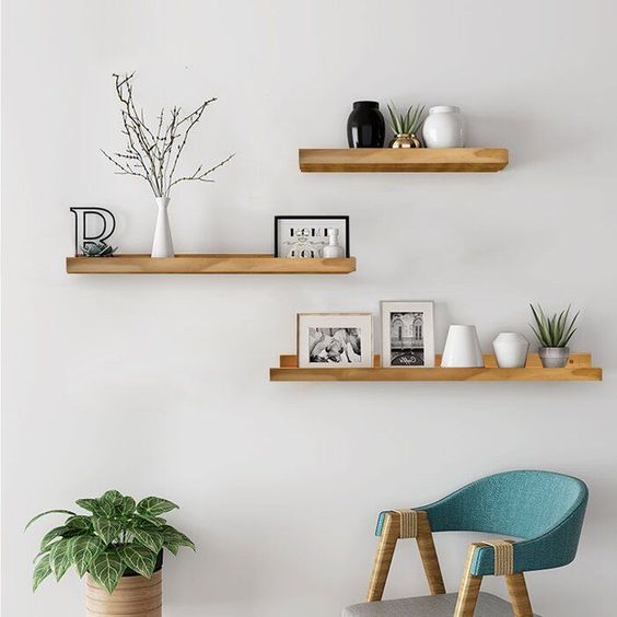 How to make DIY live edge floating shelves from a hardwood floors