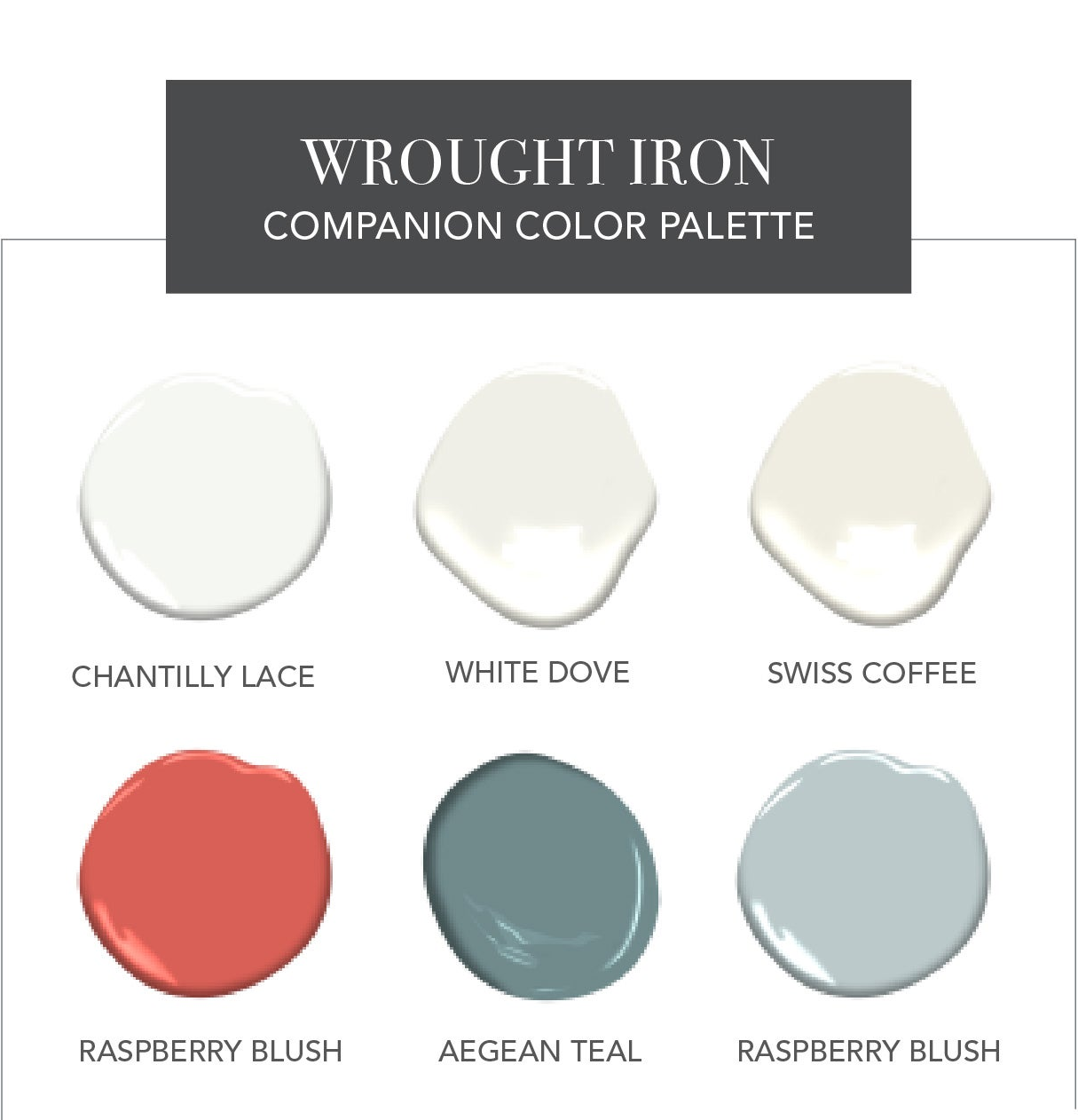 The Best-Coordinating Colors for Wrought Iron by Benjamin Moore