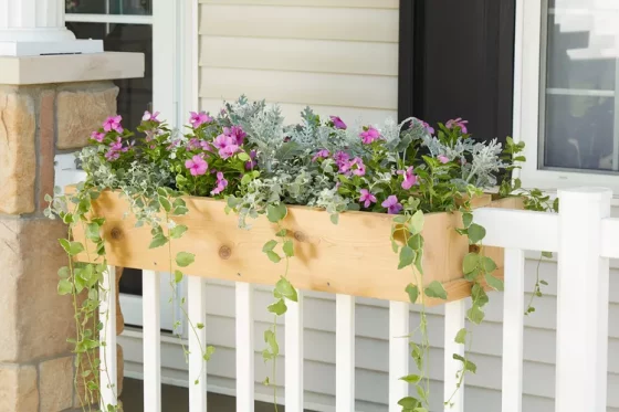 Best deck Railing planters Ideas