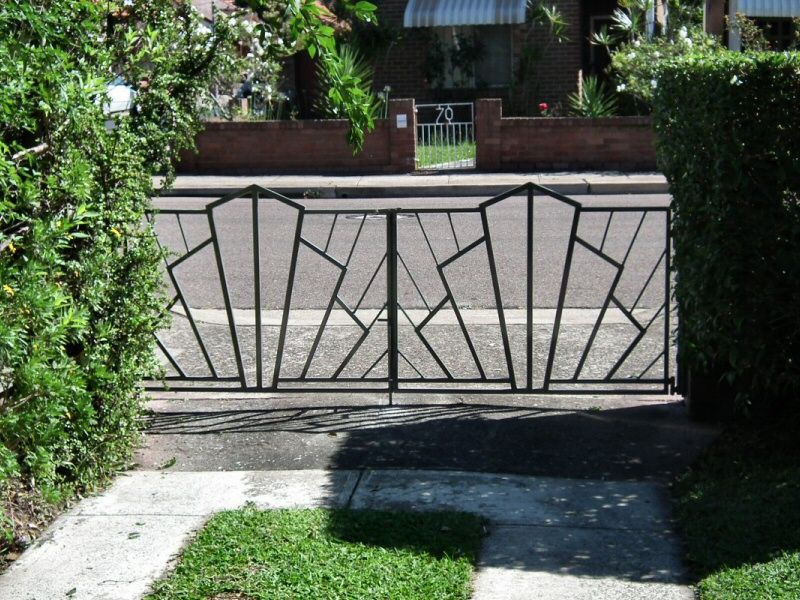 Art Deco Iron Gate Design