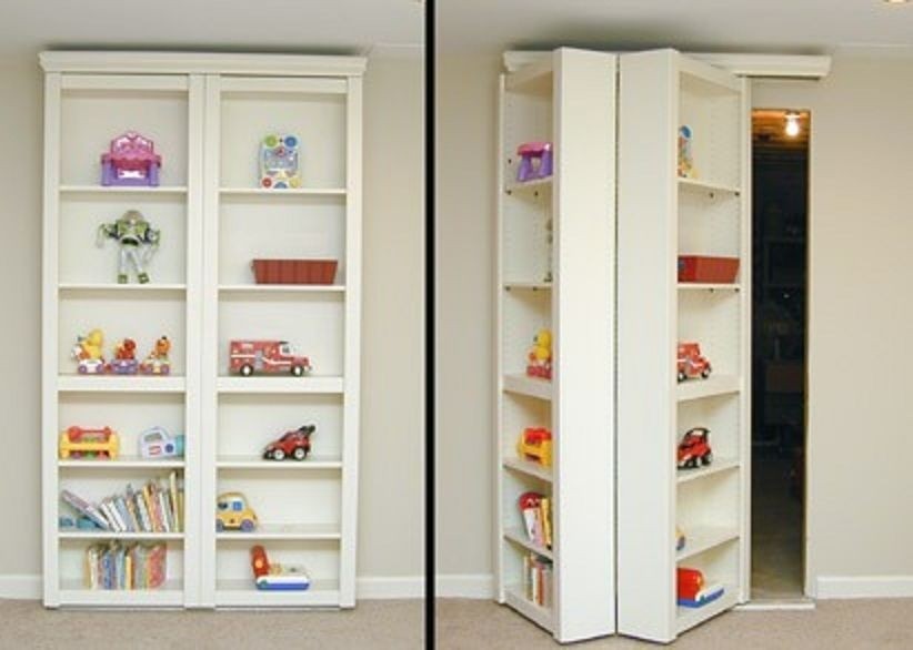 Bookshelf Closet Door