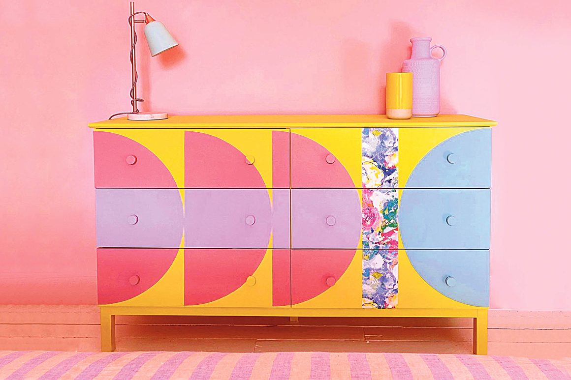 Brighten up Your Ikea Unit with Funky Colors