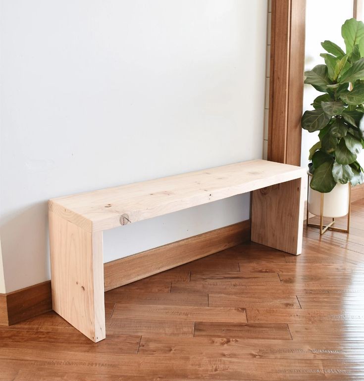Chunky Wooden Rustic Bench