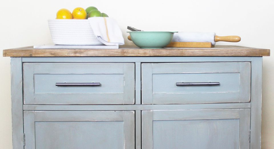 DIY Wash-Painted Dresser