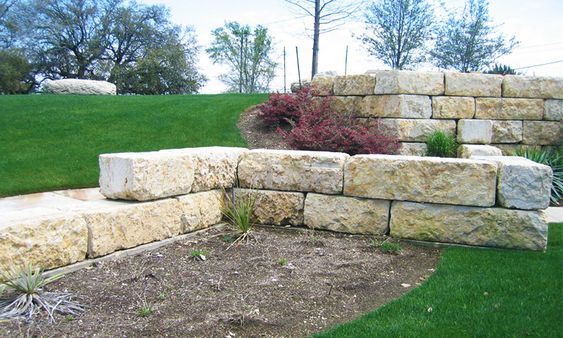 Decorative Limestone Wall