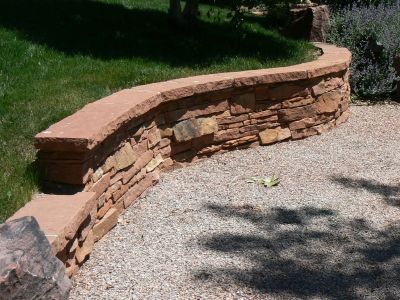 Decorative Sandstone Wall