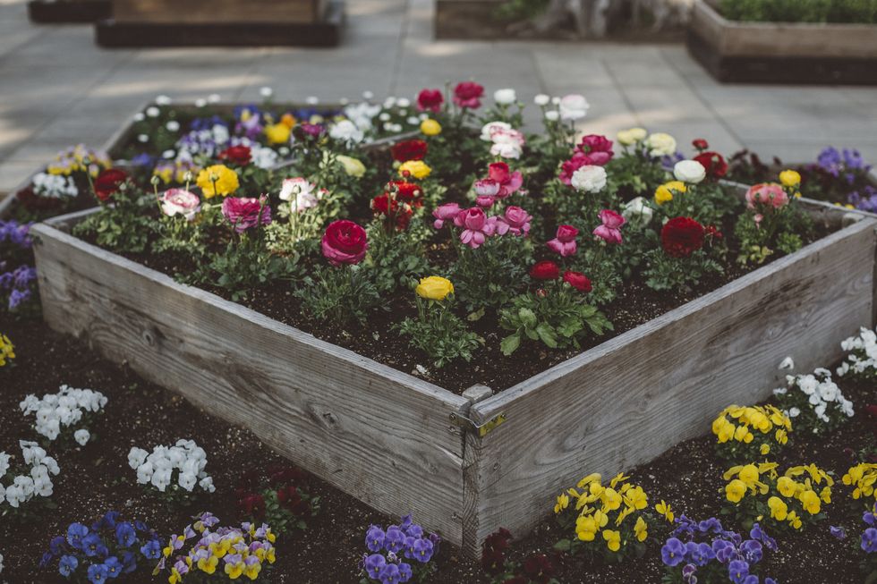 Layering Over Flowers