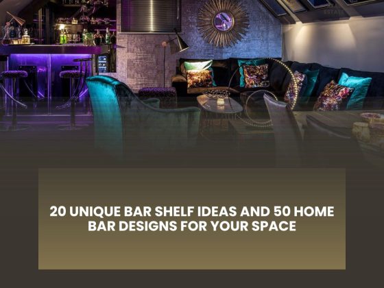 Bar Shelf Ideas & 50+ Home Bar Designs