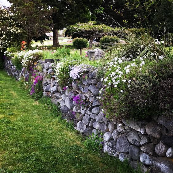 Multicolored Stone Wall