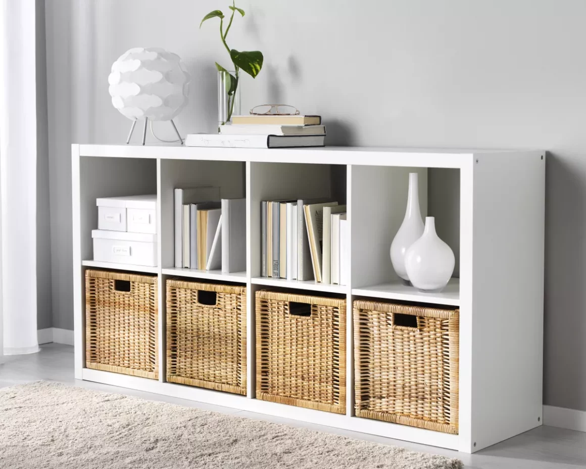 Organize Your Rooms with Basket Inserts in Kallax Units .jpg