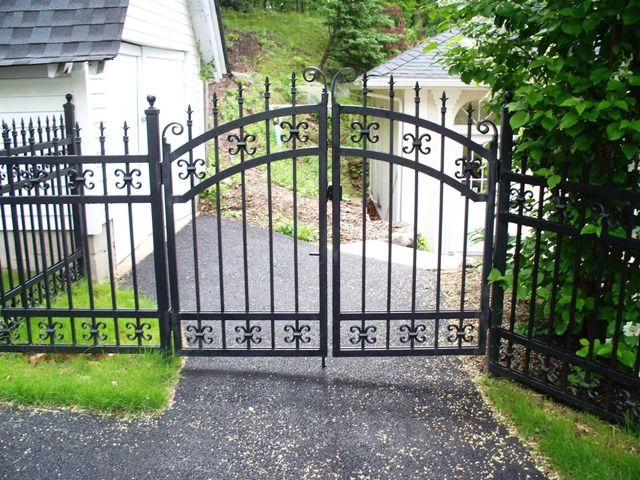 Ornamental Wrought Iron Gate Designs and Ideas for fence and driveway