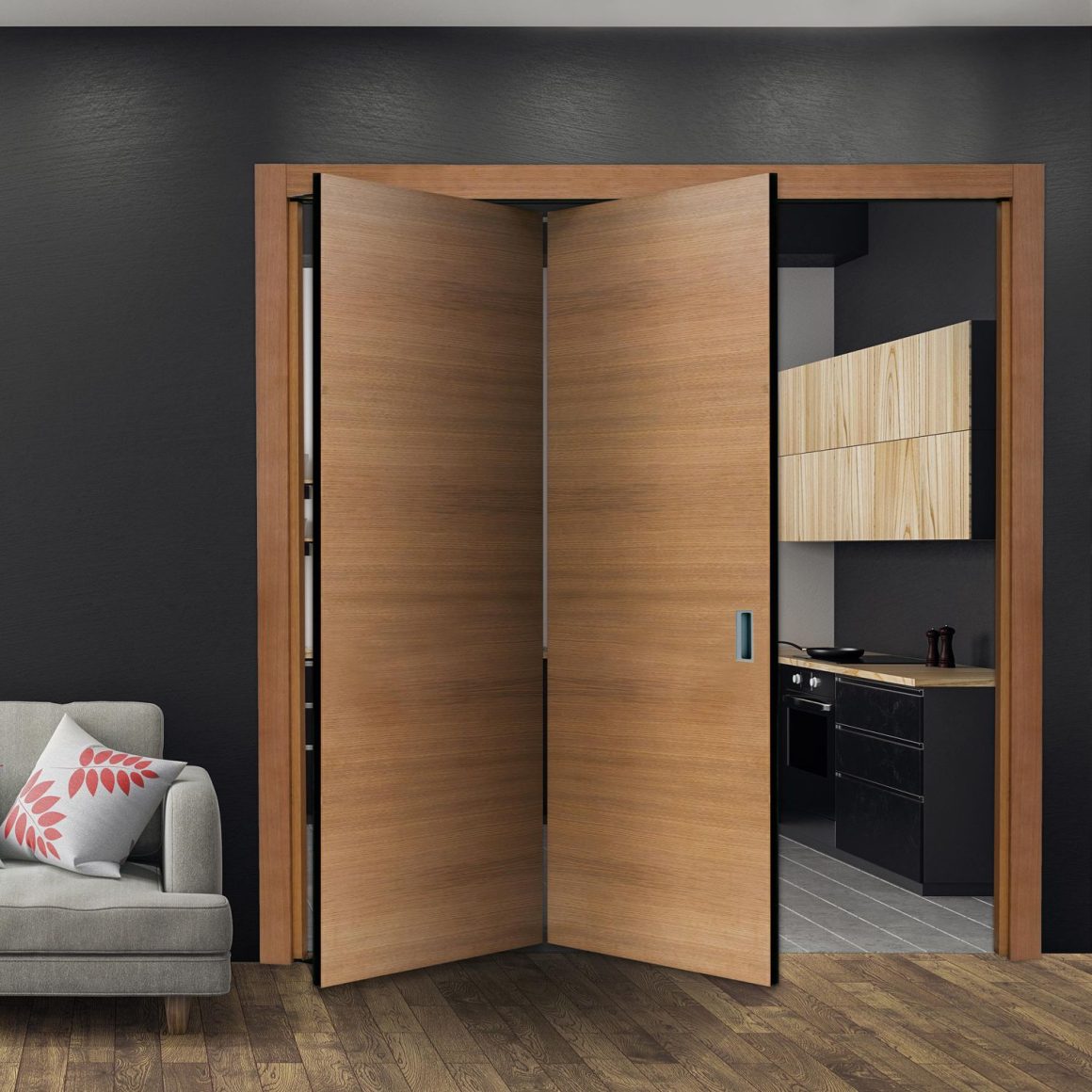 Pivot Closet Door