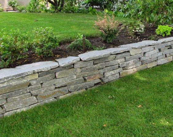 Stacked Natural Stone Walls