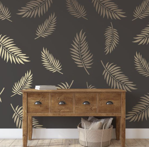 The Stencil Accent Wall Idea