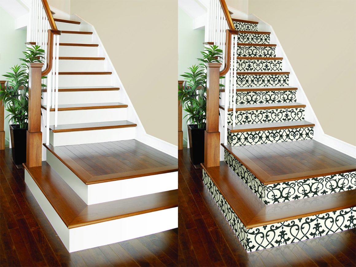 Stairway on a luxury house interior