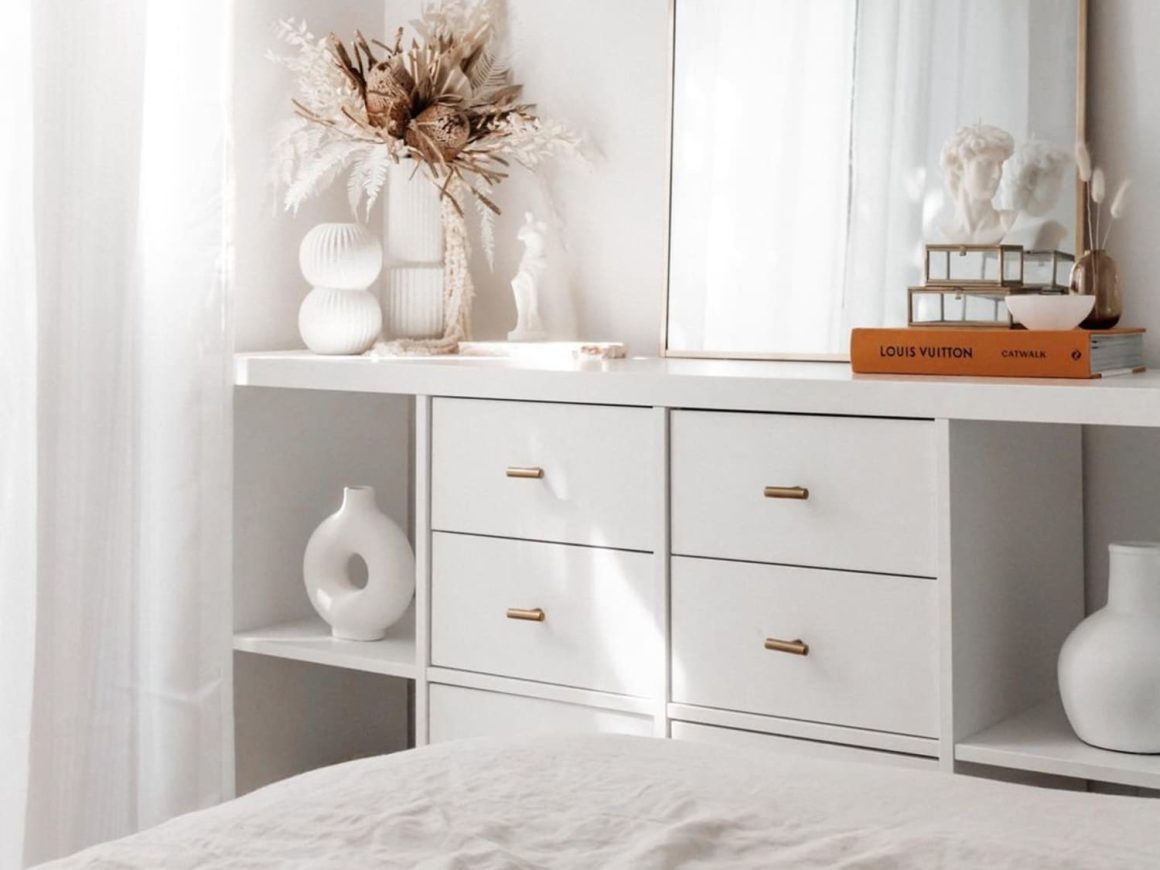 Create a Charming Bedroom Dresser with Ikea Kallax