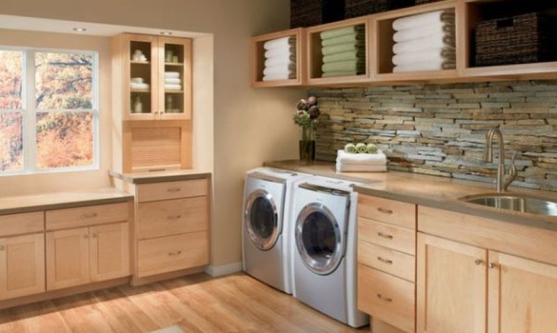 Shelf Over Washer and Dryer Ideas